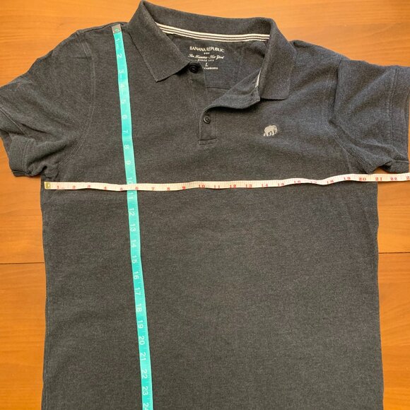 Charcoal Gray Polo by Banana Republic - Picture 3 of 5
